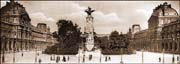 Paris_Le Monument de Gambetta et la Louvre