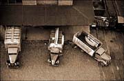 Minneapolis_Trucks loading at farm implement warehouse_01