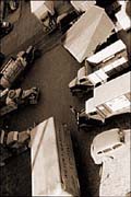 Minneapolis_Trucks loading at farm implement warehouse_02