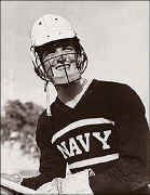U.S. Naval Academy, Annapolis, Maryland. Lacrosse player_02w.jpg (44030 bytes)