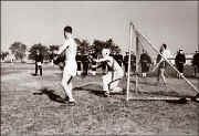 U.S. Naval Academy, Annapolis, Maryland. Practicing lacrosse_1942w.jpg (48032 bytes)